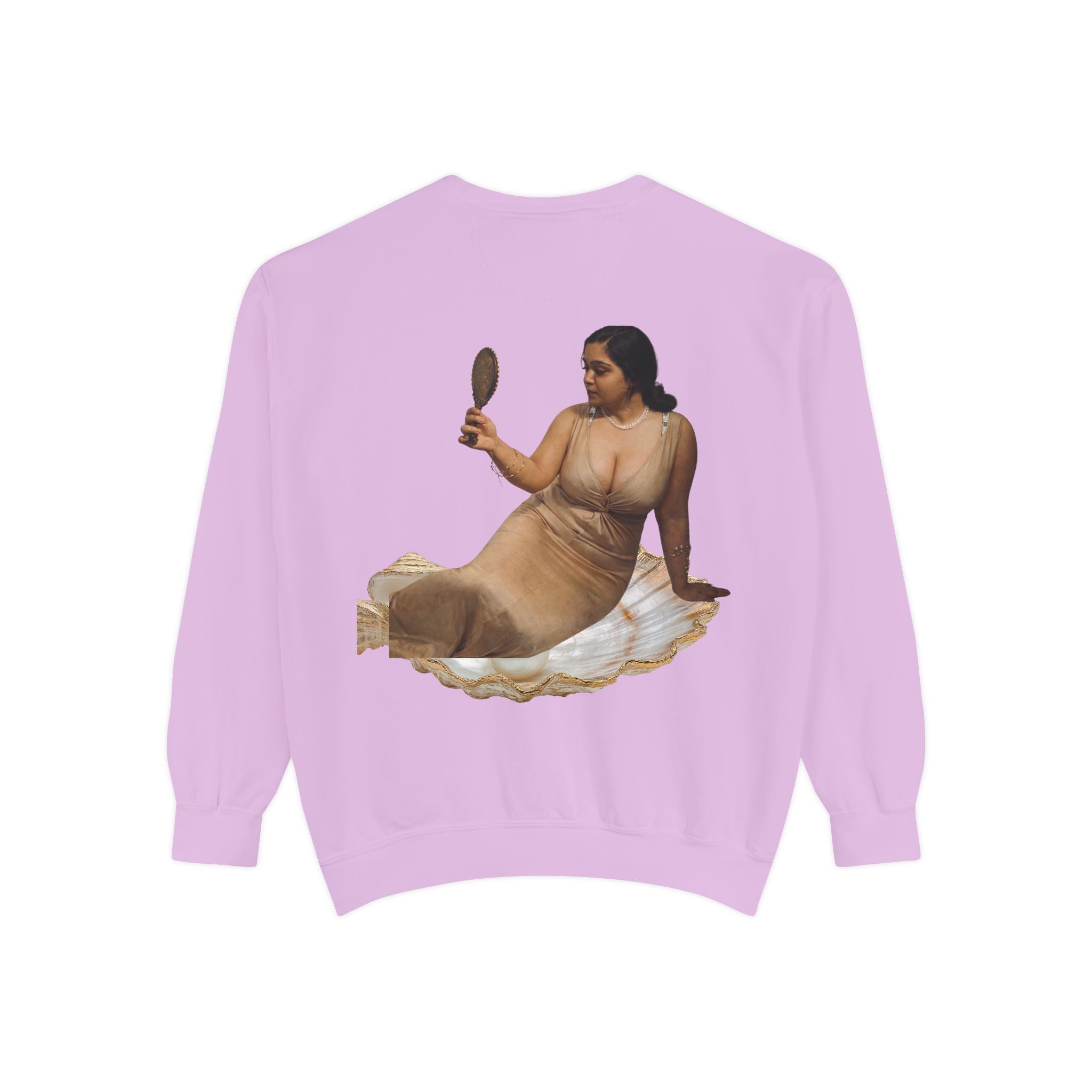 Sweatshirt — Vintage Muse Art Portrait Pullover