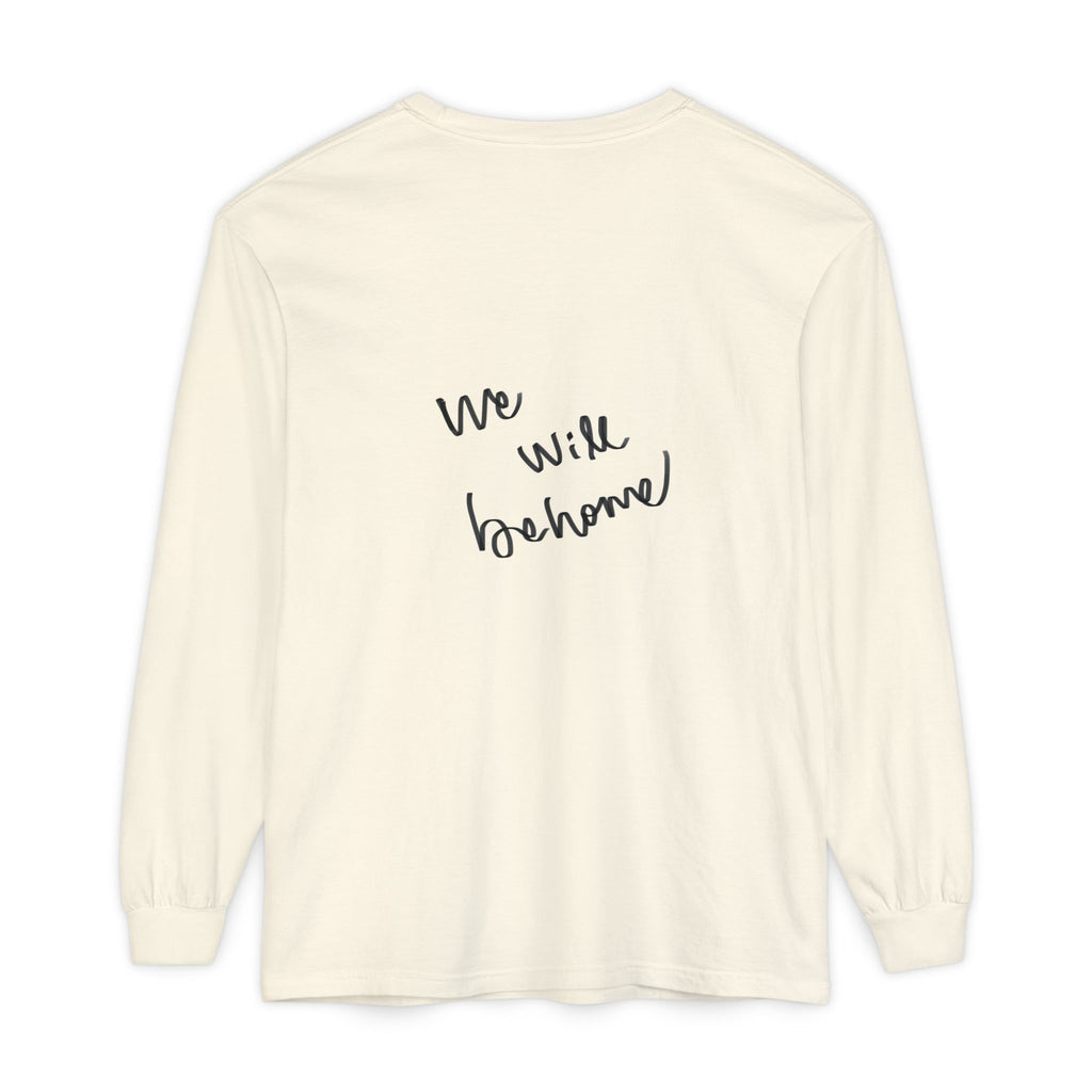 Long Sleeve T-Shirt — “Love, Dua Lipa” Shell Goddess Graphic