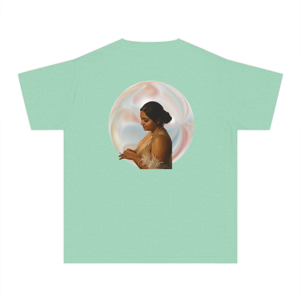 Youth Tee — Elegant Portrait Shell Graphic