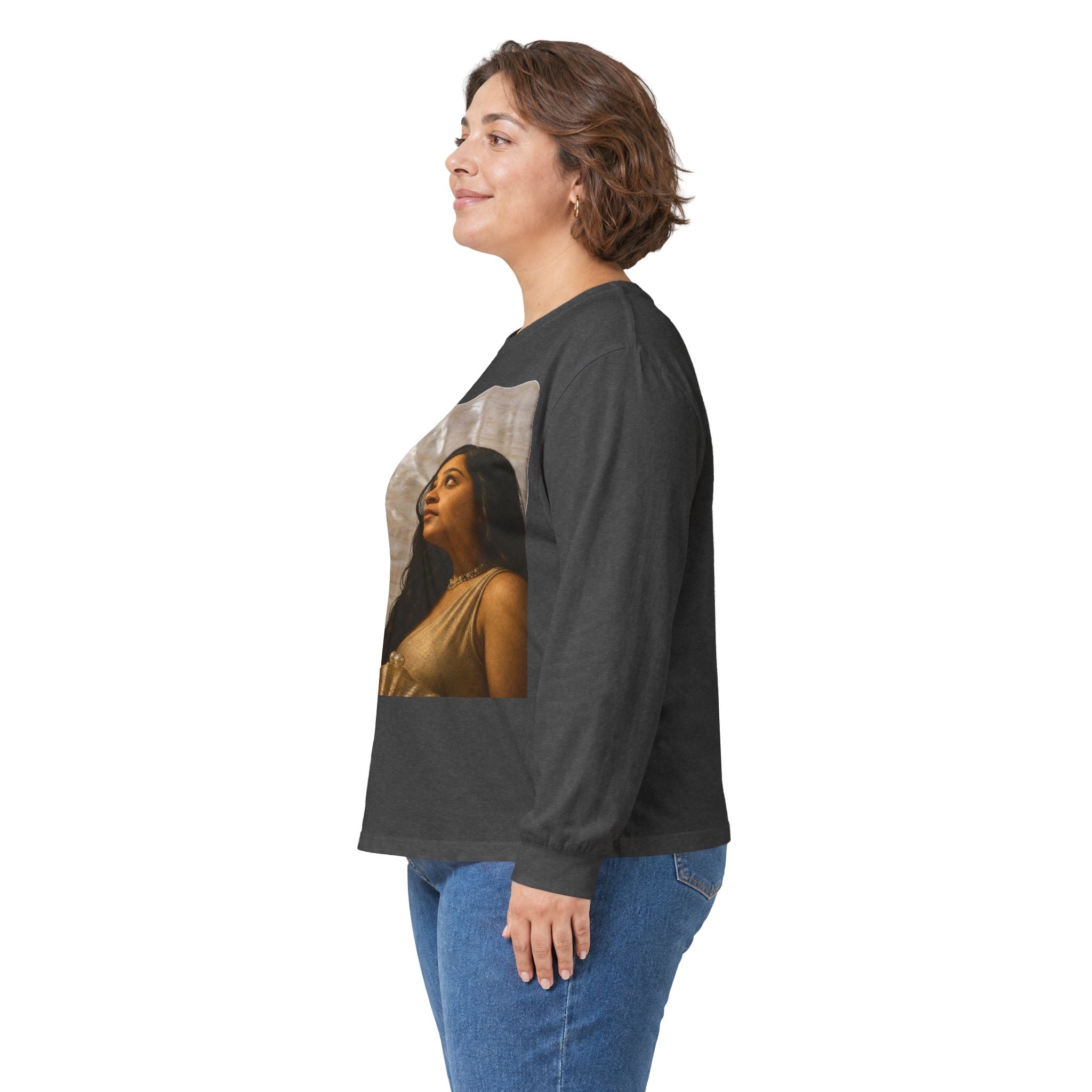 Long Sleeve Tee — "We Will Be Home" Portrait Graphic