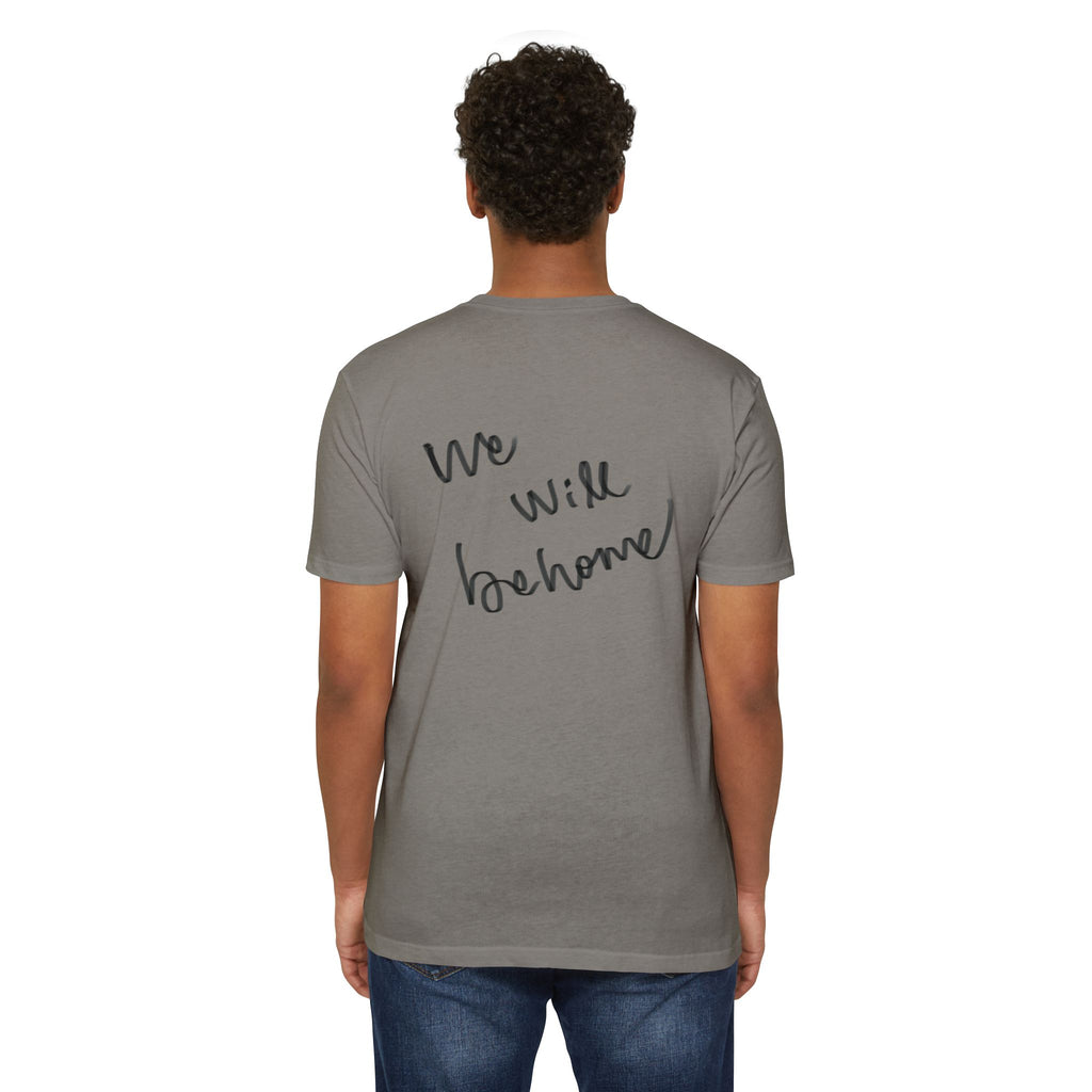 Greek Goddess Illustration T‑Shirt — "We Will Behome" Inspirational Tee