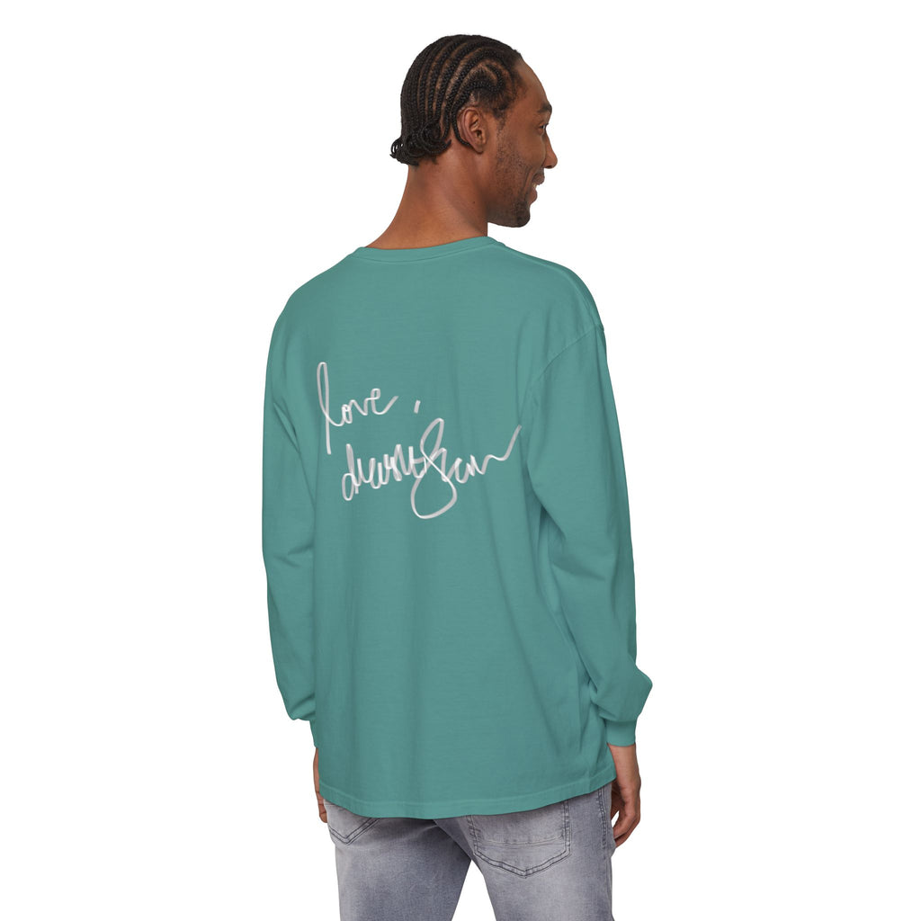 We Will Be Home Long Sleeve Tee — Floral Vintage Portrait Graphic