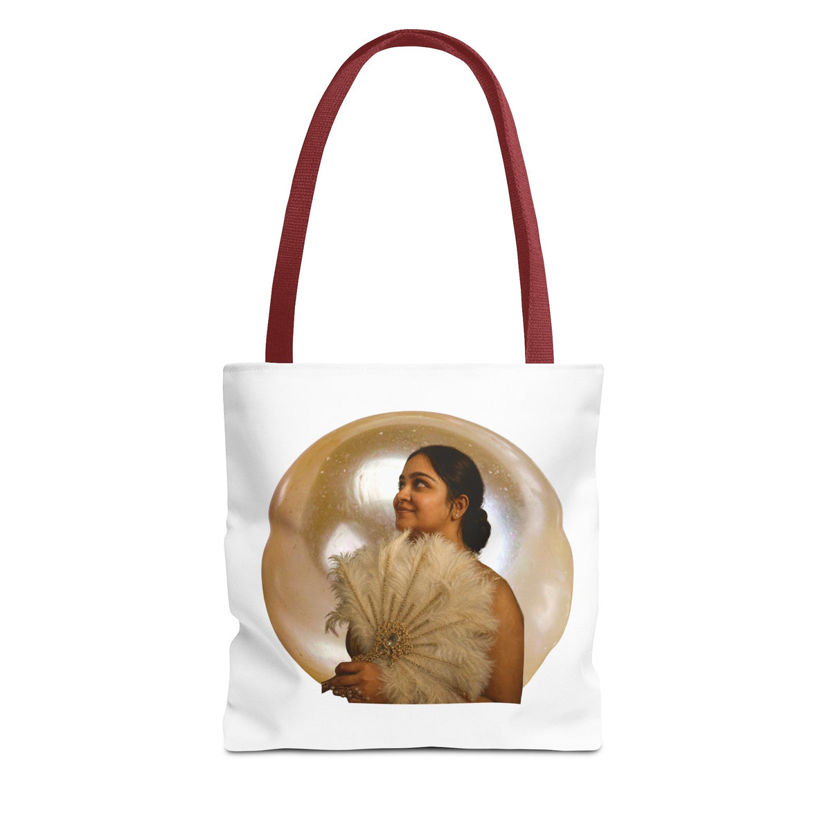 Drashti Vintage Portrait Tote Bag