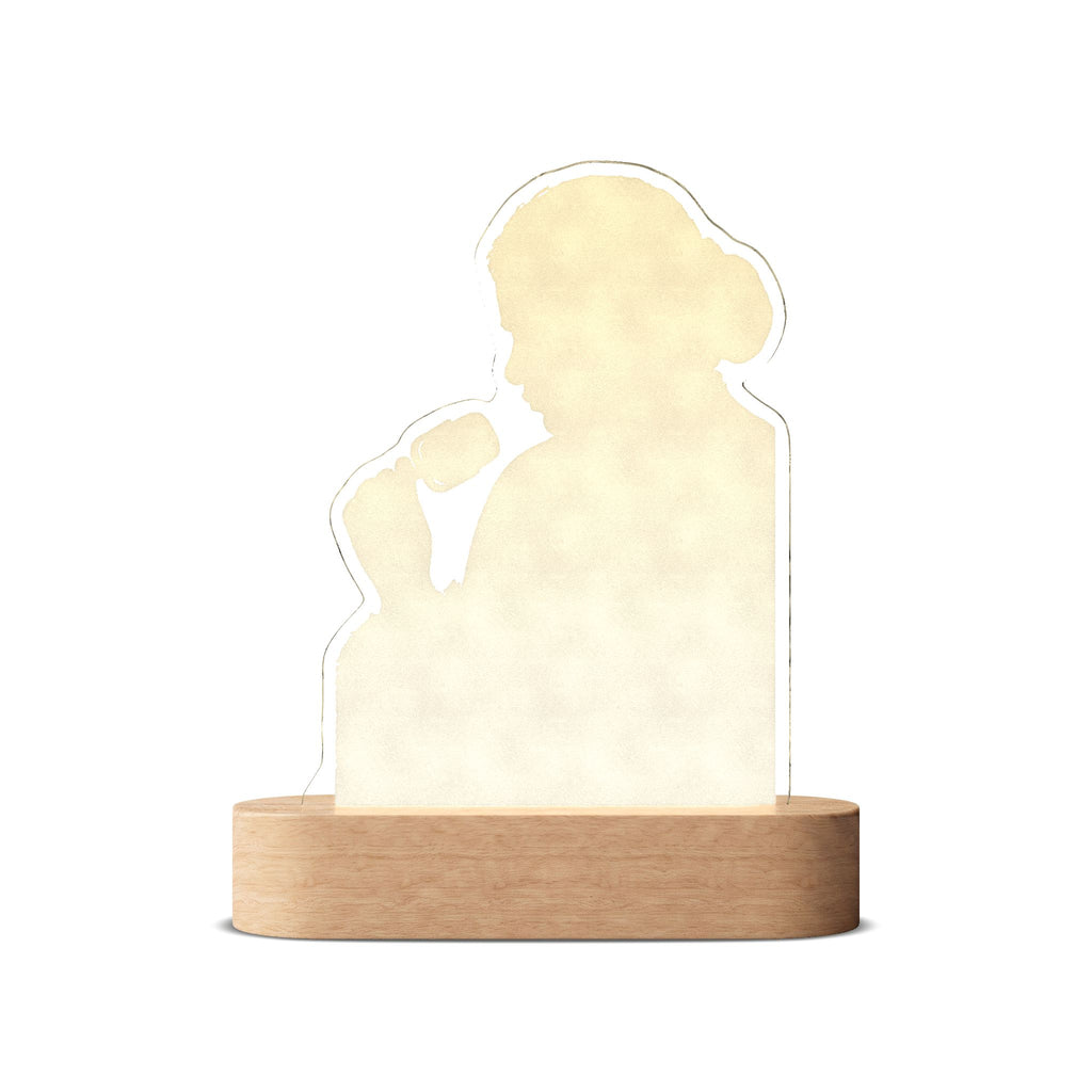 Custom Engraved Acrylic Night Light – Personalized Shape LED Lamp
