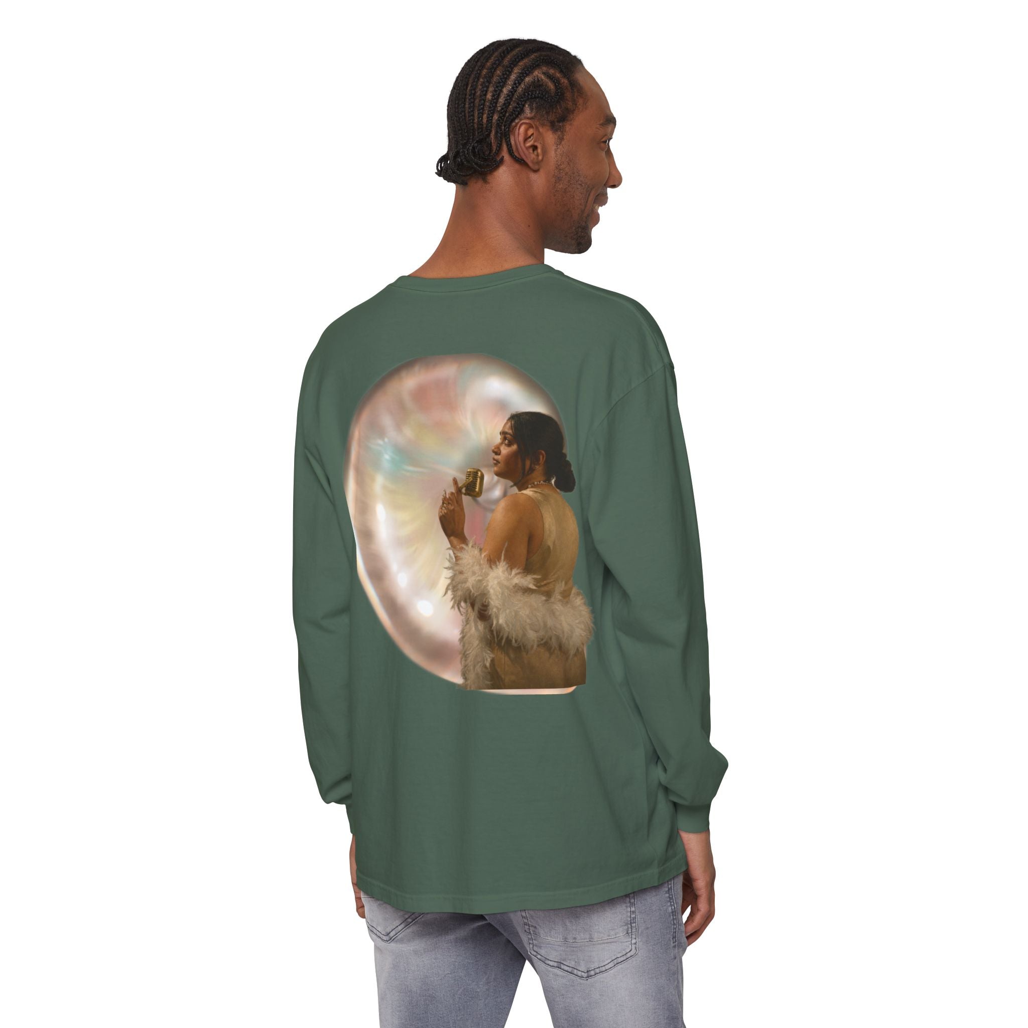 Unisex Garment-dyed Long Sleeve T-Shirt
