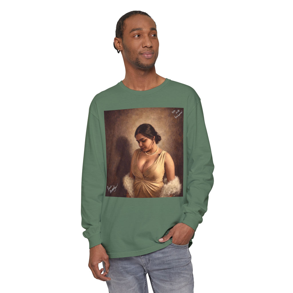 Unisex Garment-dyed Long Sleeve T-Shirt