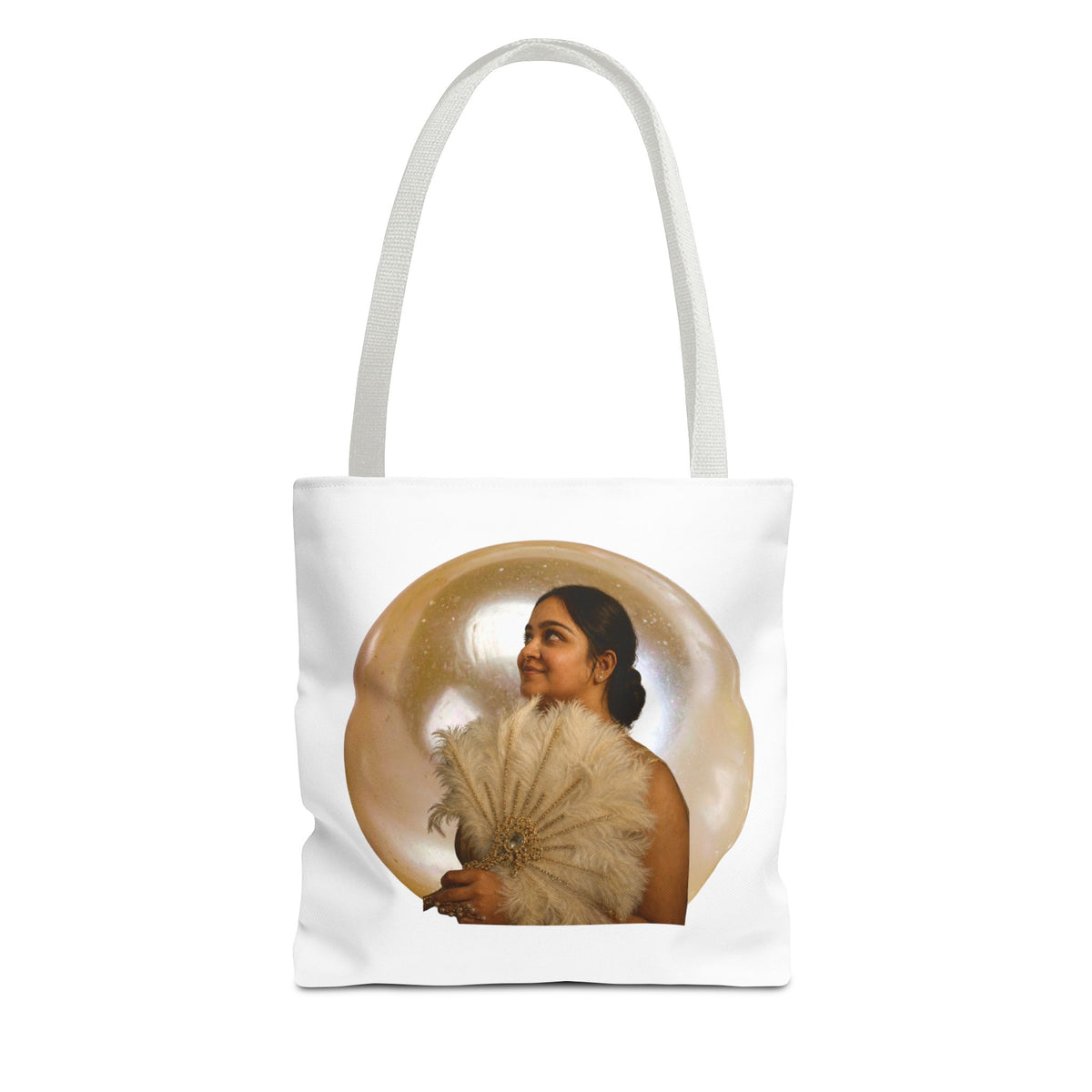 Drashti Vintage Portrait Tote Bag