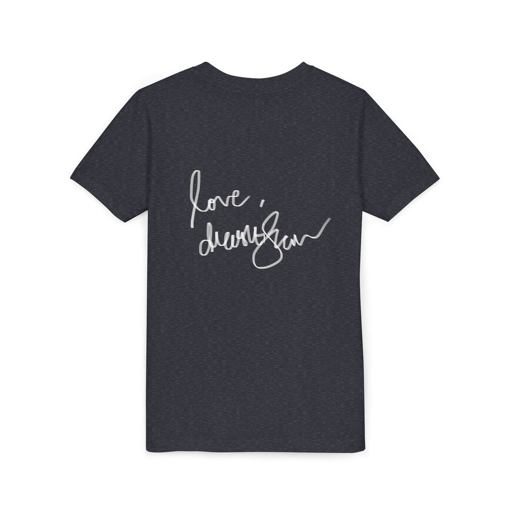 Drashti Youth Tee — Vintage Graphic with “We Will Be Home” Back Text