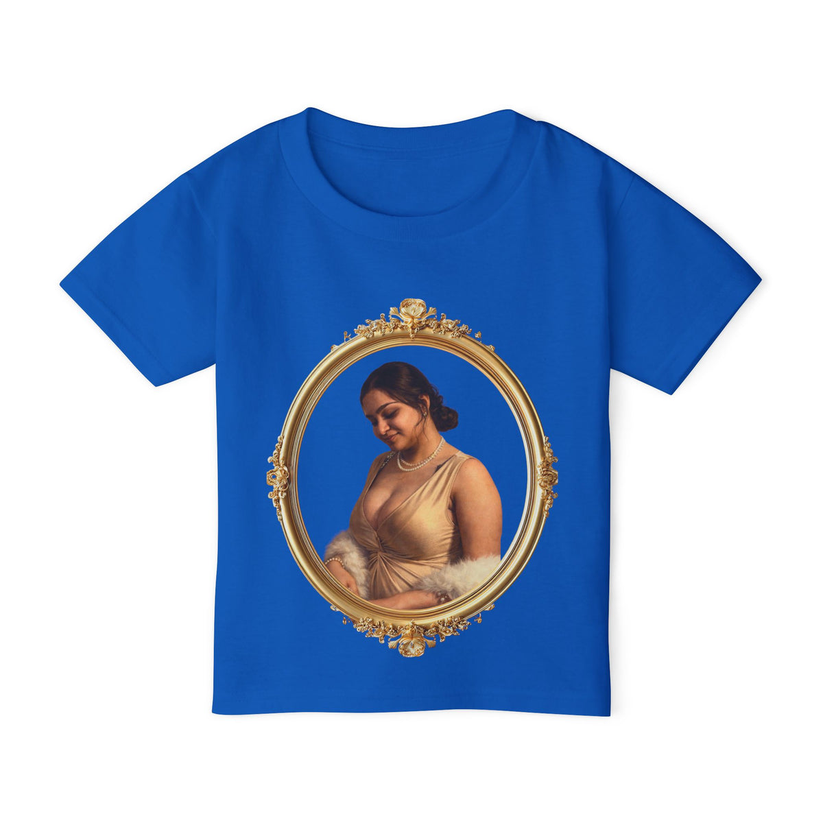 Drashti T-Shirt for Toddlers — Framed Vintage Portrait Print