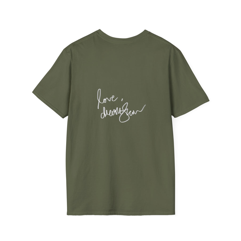 T-Shirt — Vintage Reclining Woman with Hand Mirror Art Tee
