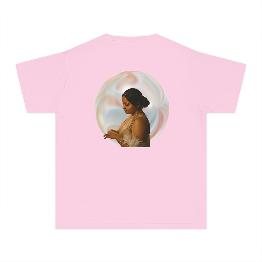 Youth Tee — Elegant Portrait Shell Graphic