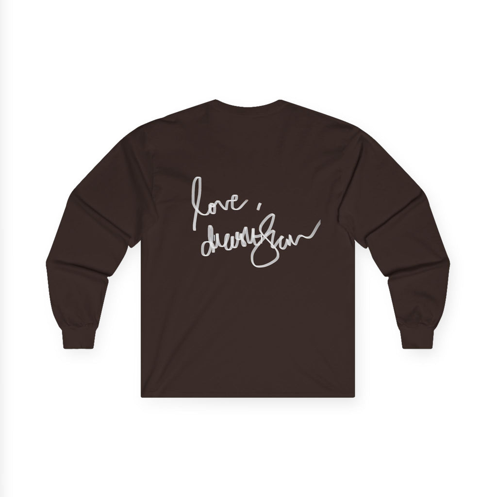 Long Sleeve Tee — "We Will Be Home" Portrait Graphic