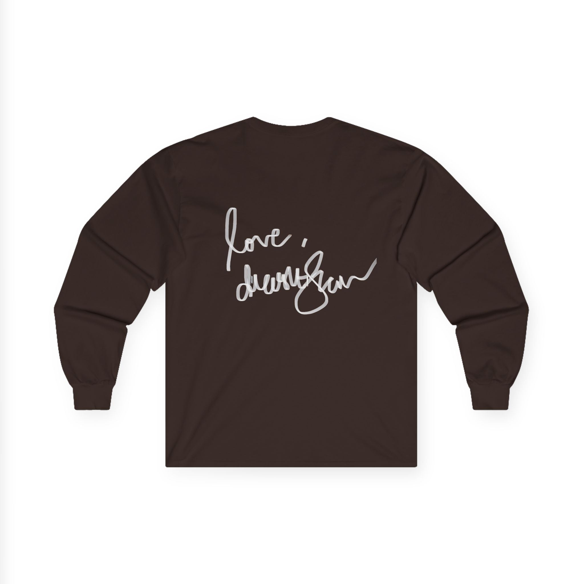 Long Sleeve Tee — "We Will Be Home" Portrait Graphic