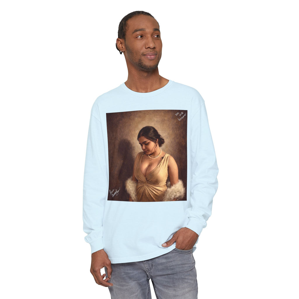 Unisex Garment-dyed Long Sleeve T-Shirt