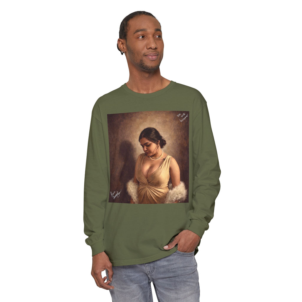 Unisex Garment-dyed Long Sleeve T-Shirt