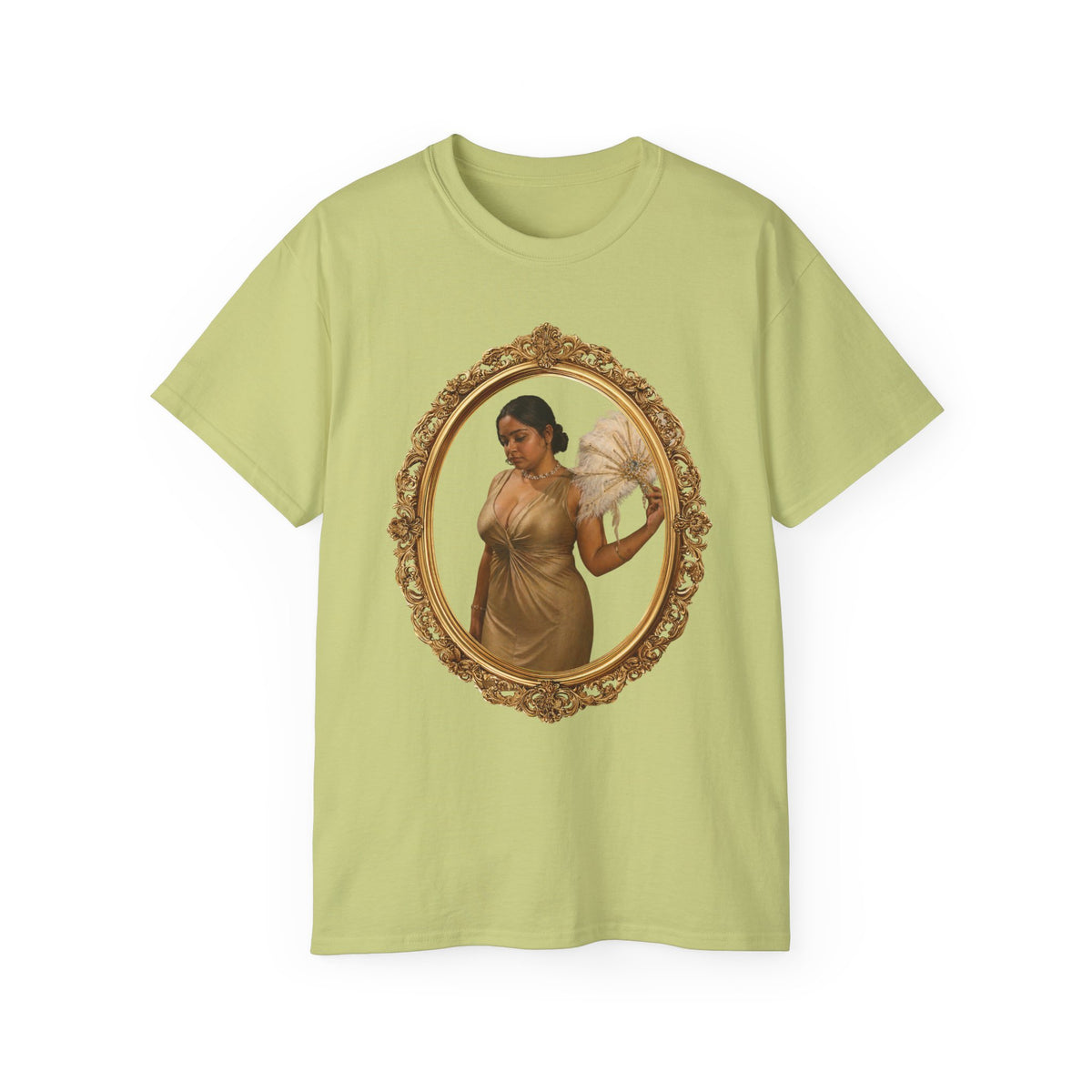 WWBH Portrait T-Shirt — Vintage Gold Framed Guardian Tee