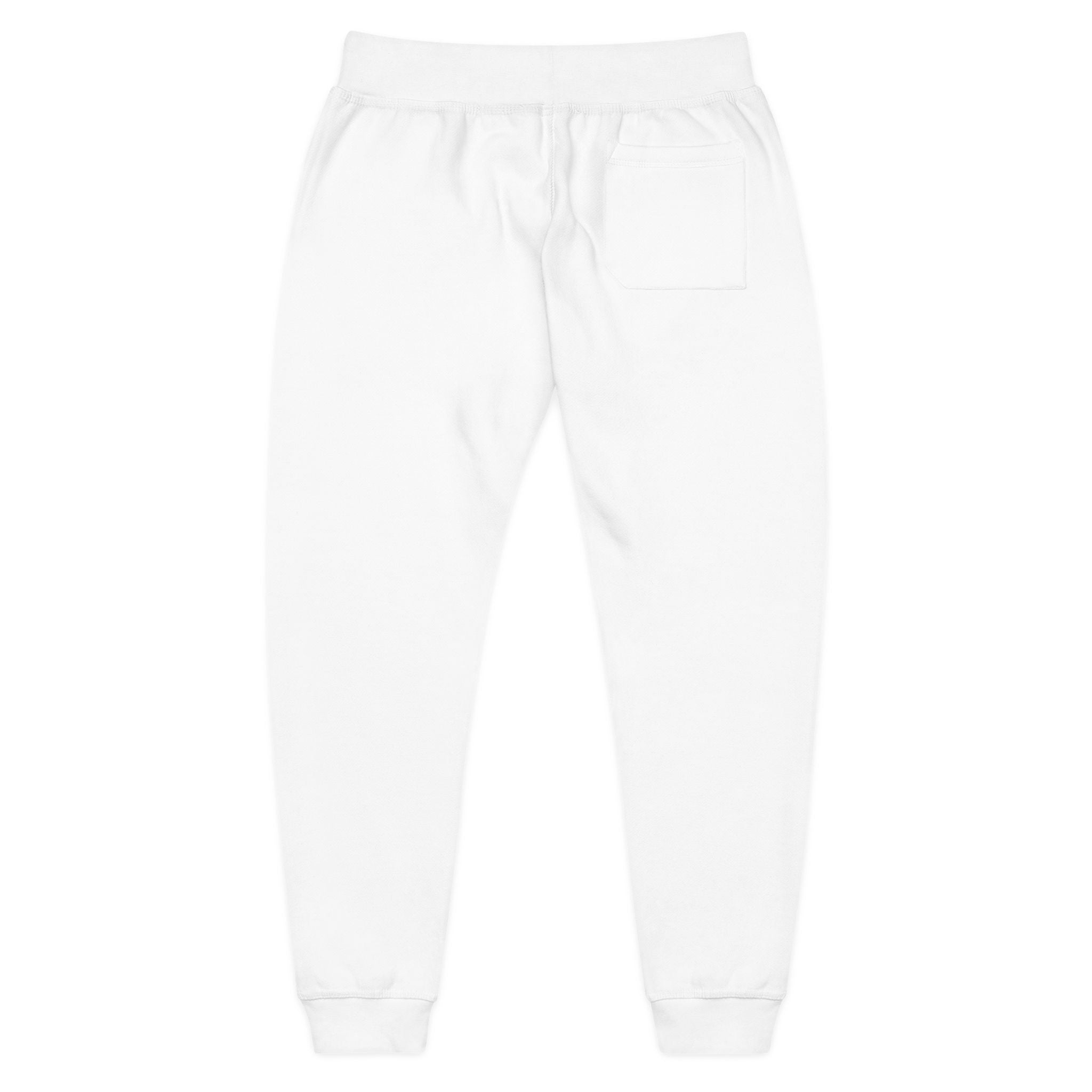 Embroidered Golden Lion Joggers — Cozy Fleece Sweatpants