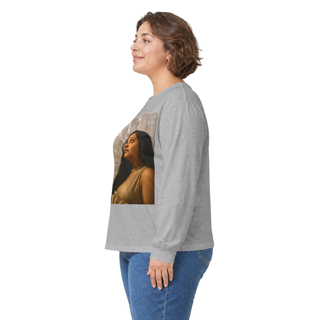 Long Sleeve Tee — "We Will Be Home" Portrait Graphic