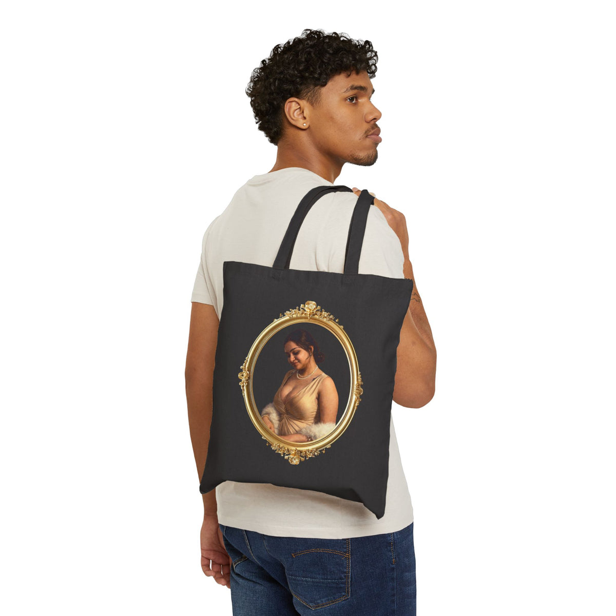 Drashti Tote Bag - Vintage Portrait