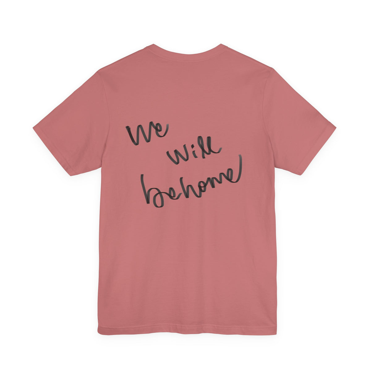 Vintage Mirror Art T‑Shirt — "We Will Be Home" Graphic Tee