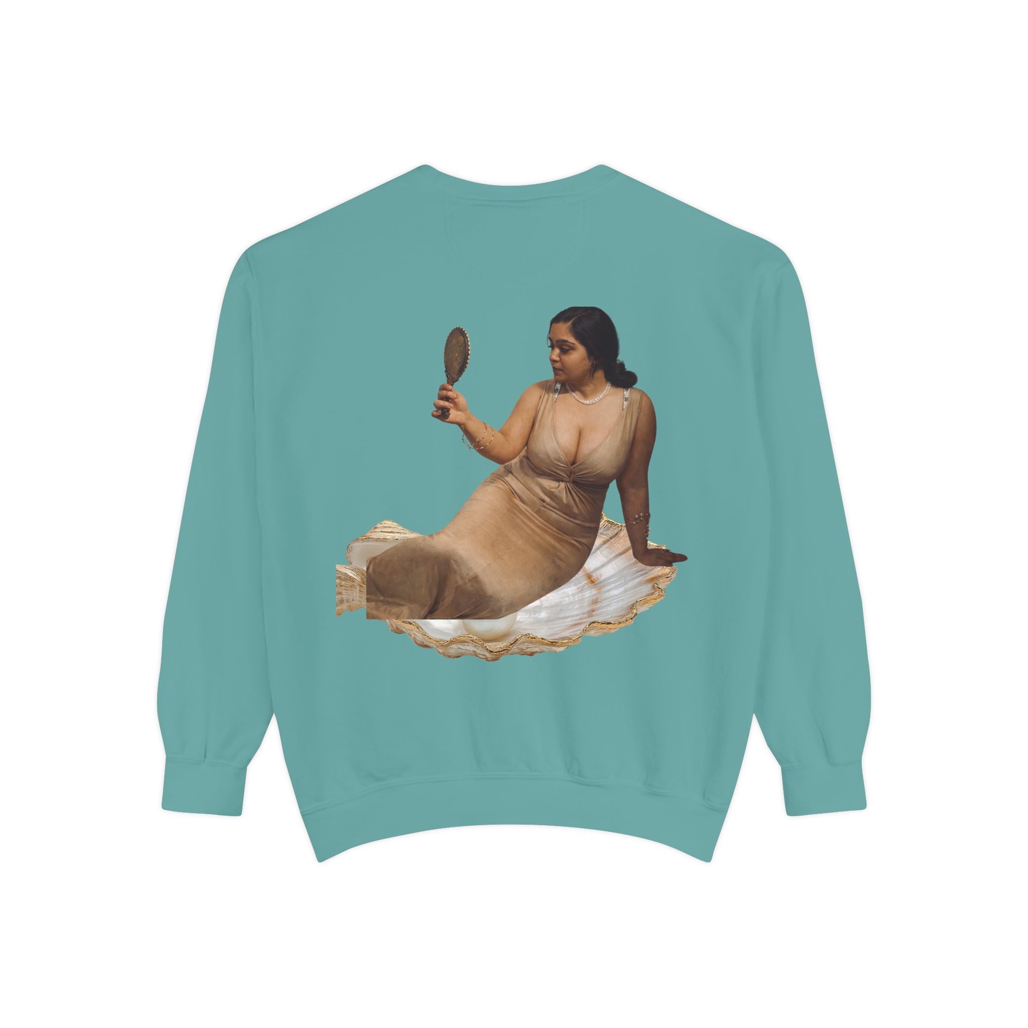 Sweatshirt — Vintage Muse Art Portrait Pullover