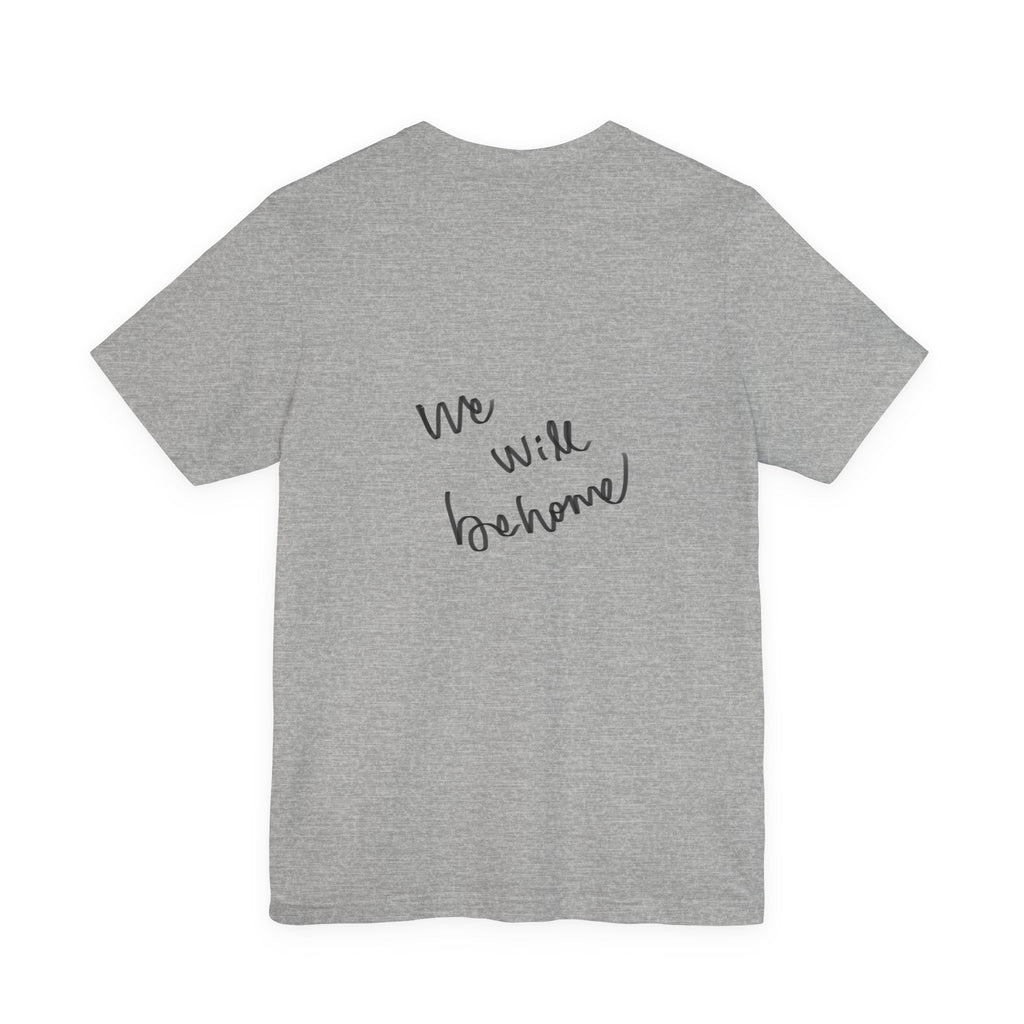 T‑Shirt — 'We Will Be Home' Venus Print Tee (Renaissance-Inspired Body Positive Art)