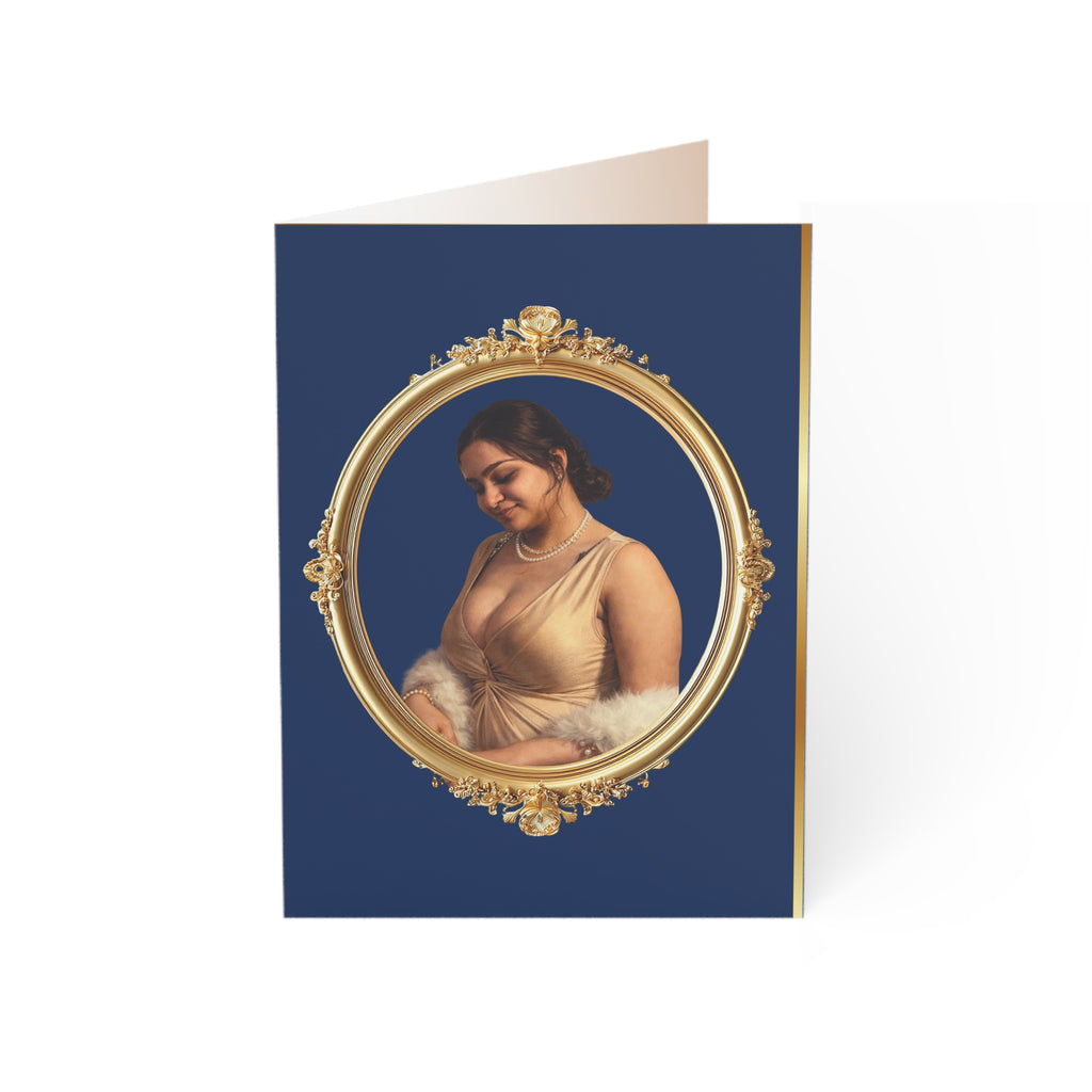 Greeting Cards — Elegant Portrait Frame Design (Blank Inside)