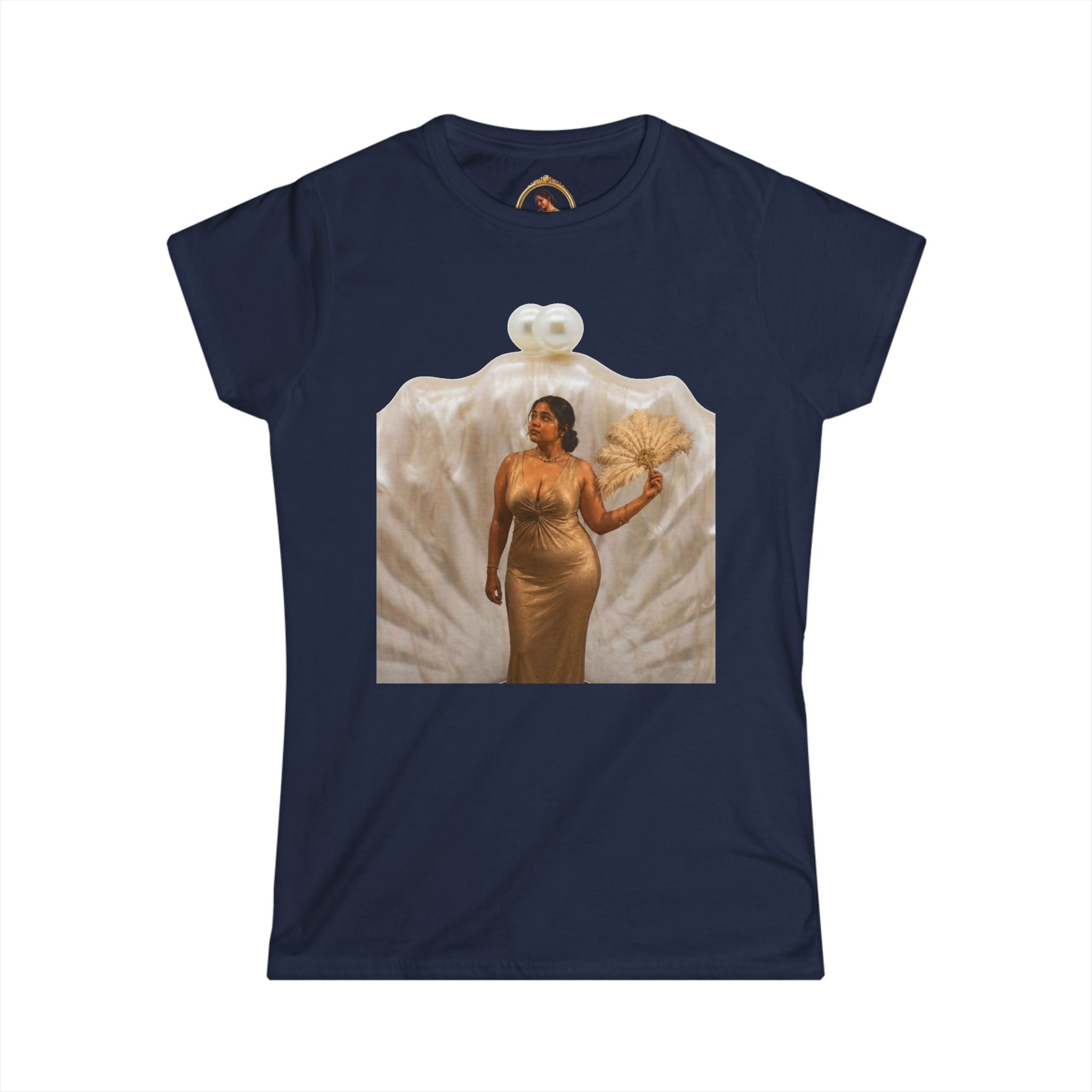 Women's Classic White Tee — Softstyle Short-Sleeve Shirt