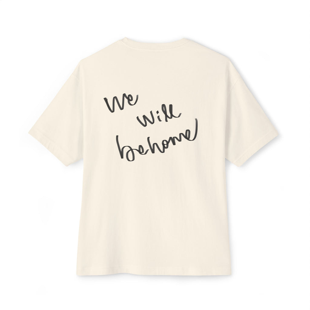 Vintage Portrait Tee — Woman with Fan Graphic Boxy T-Shirt