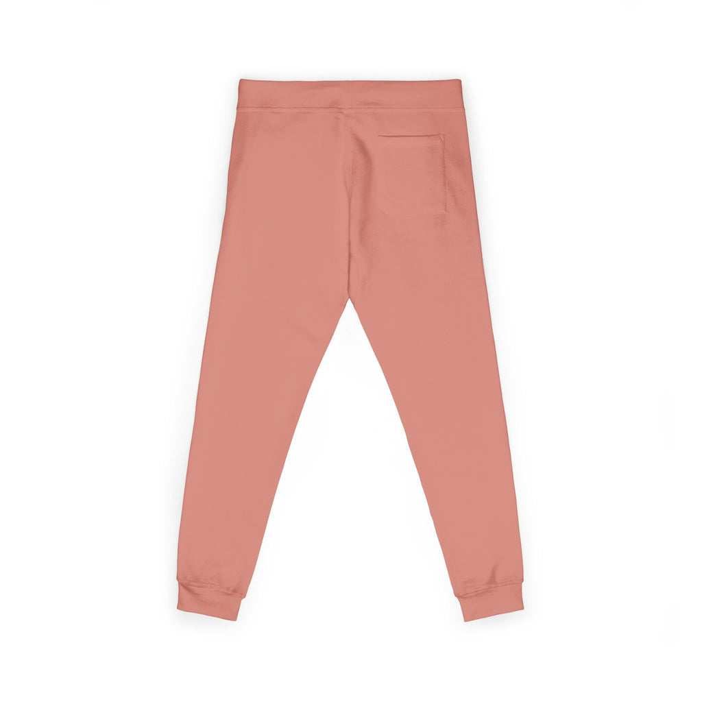 Embroidered Golden Lion Joggers — Cozy Fleece Sweatpants