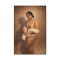 Drashti Classic Canvas Portrait Print — Vintage Glamour Canvas Wall Art