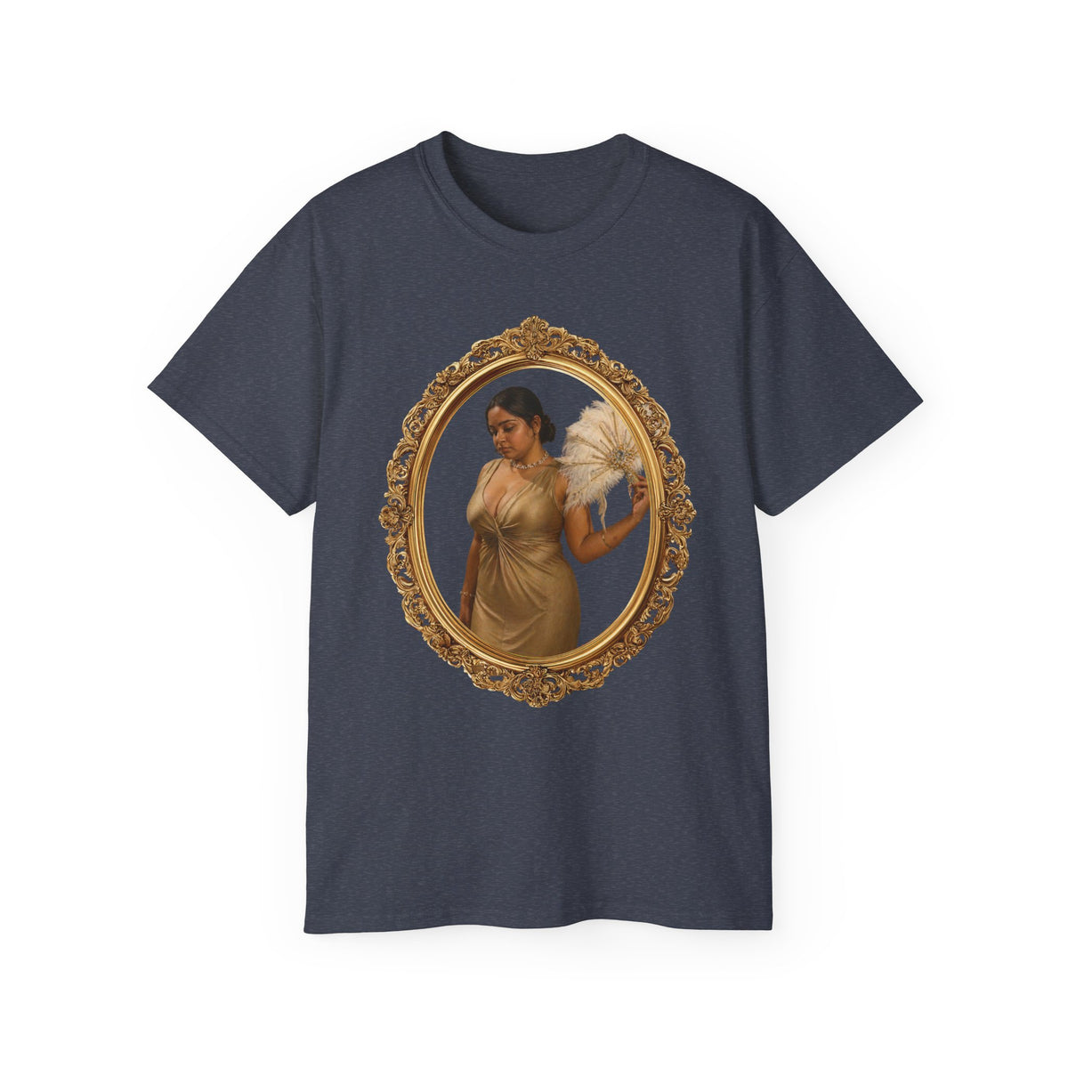 WWBH Portrait T-Shirt — Vintage Gold Framed Guardian Tee