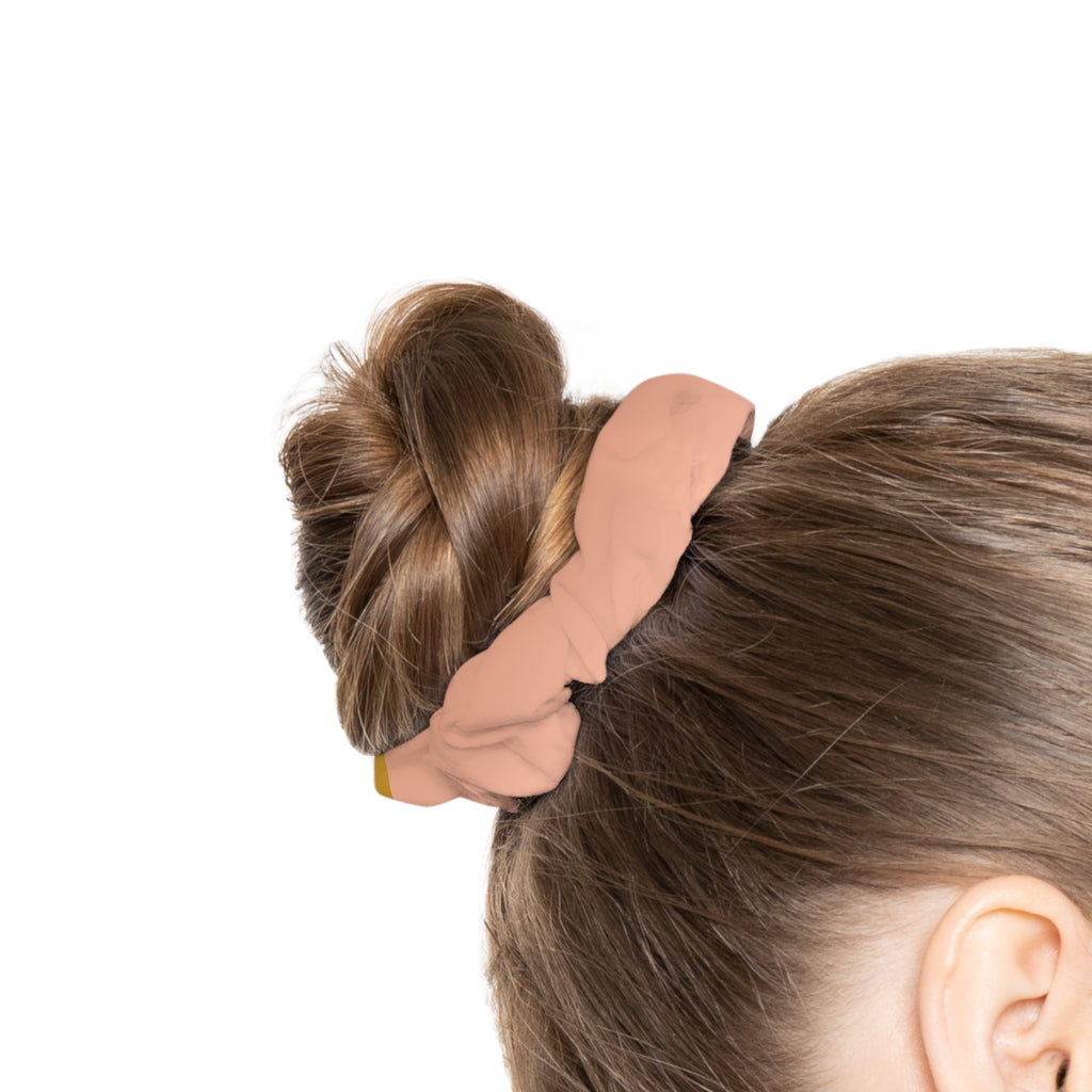 Ombre Rose Gradient Scrunchie — Soft Pink Hair Accessory