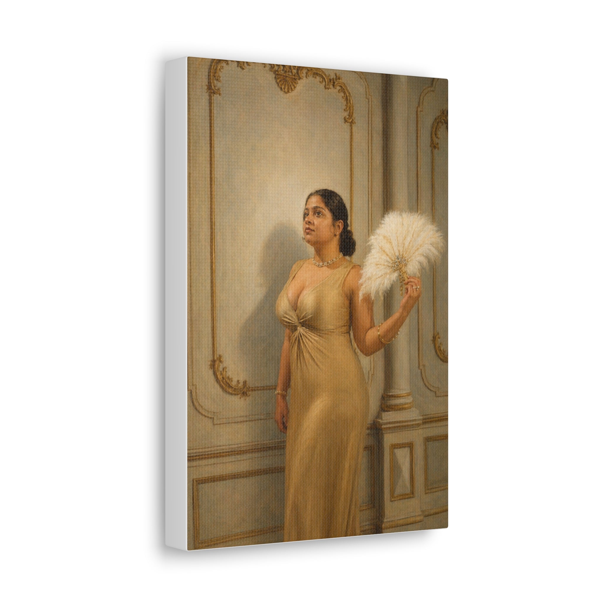Classic Canvas: Vintage Portrait Art Canvas Print