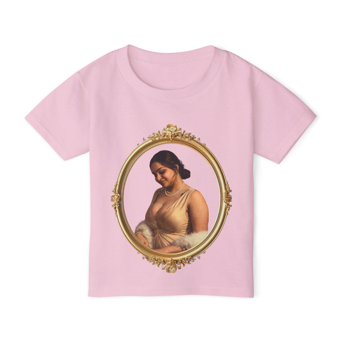 Drashti T-Shirt for Toddlers — Framed Vintage Portrait Print