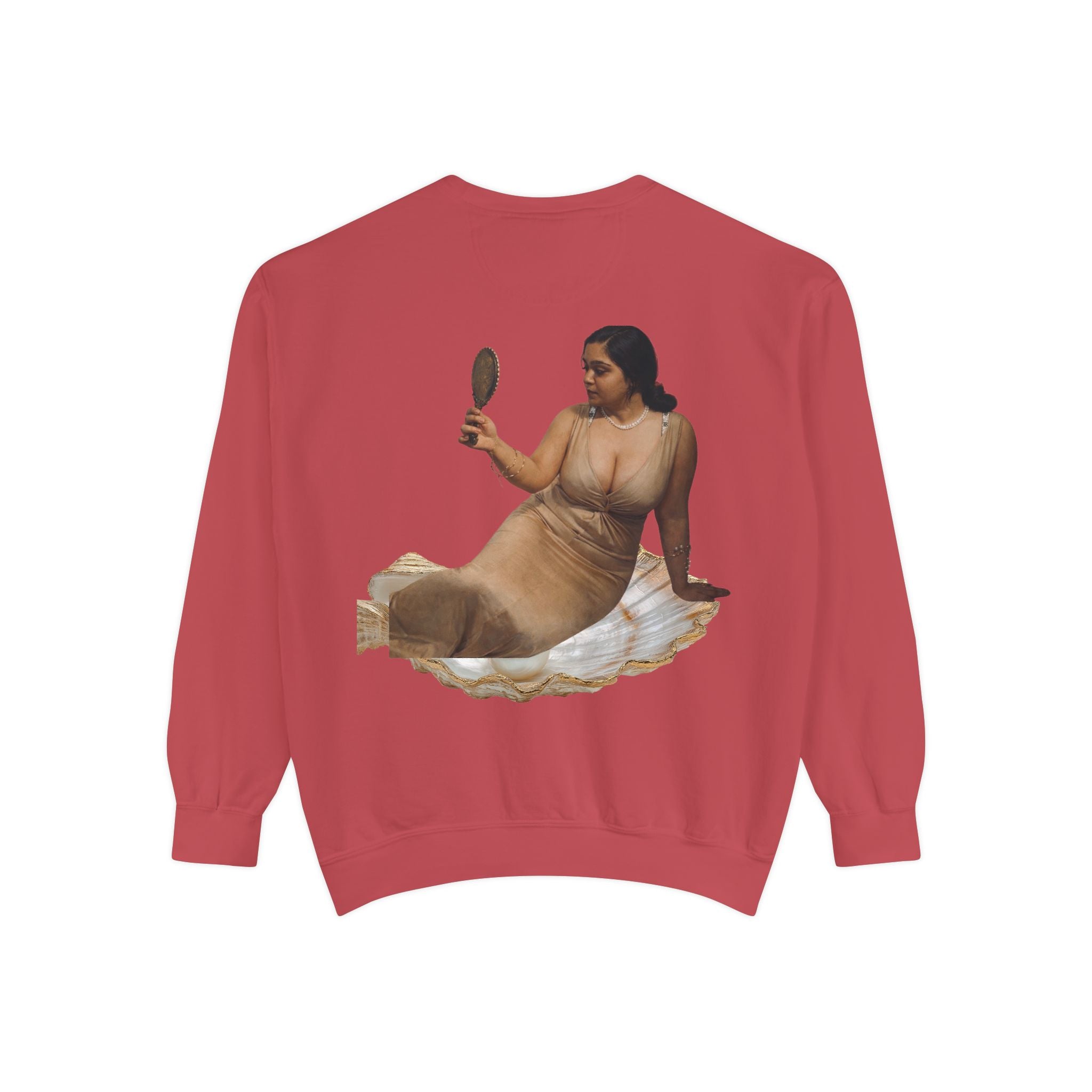 Sweatshirt — Vintage Muse Art Portrait Pullover