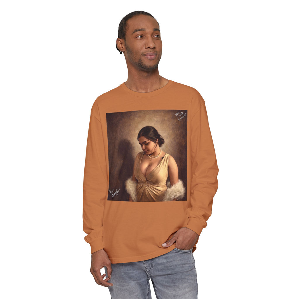 Unisex Garment-dyed Long Sleeve T-Shirt