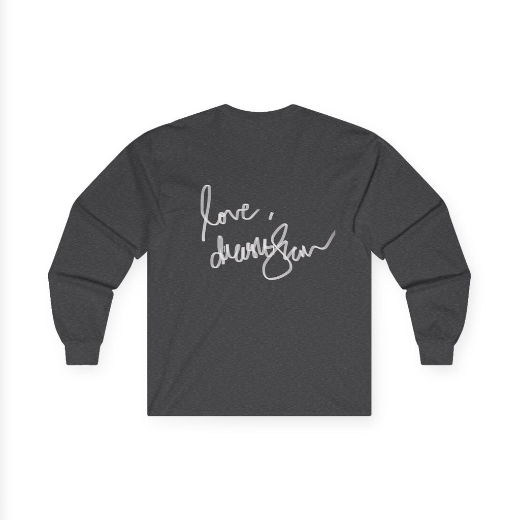 Long Sleeve Tee — "We Will Be Home" Portrait Graphic