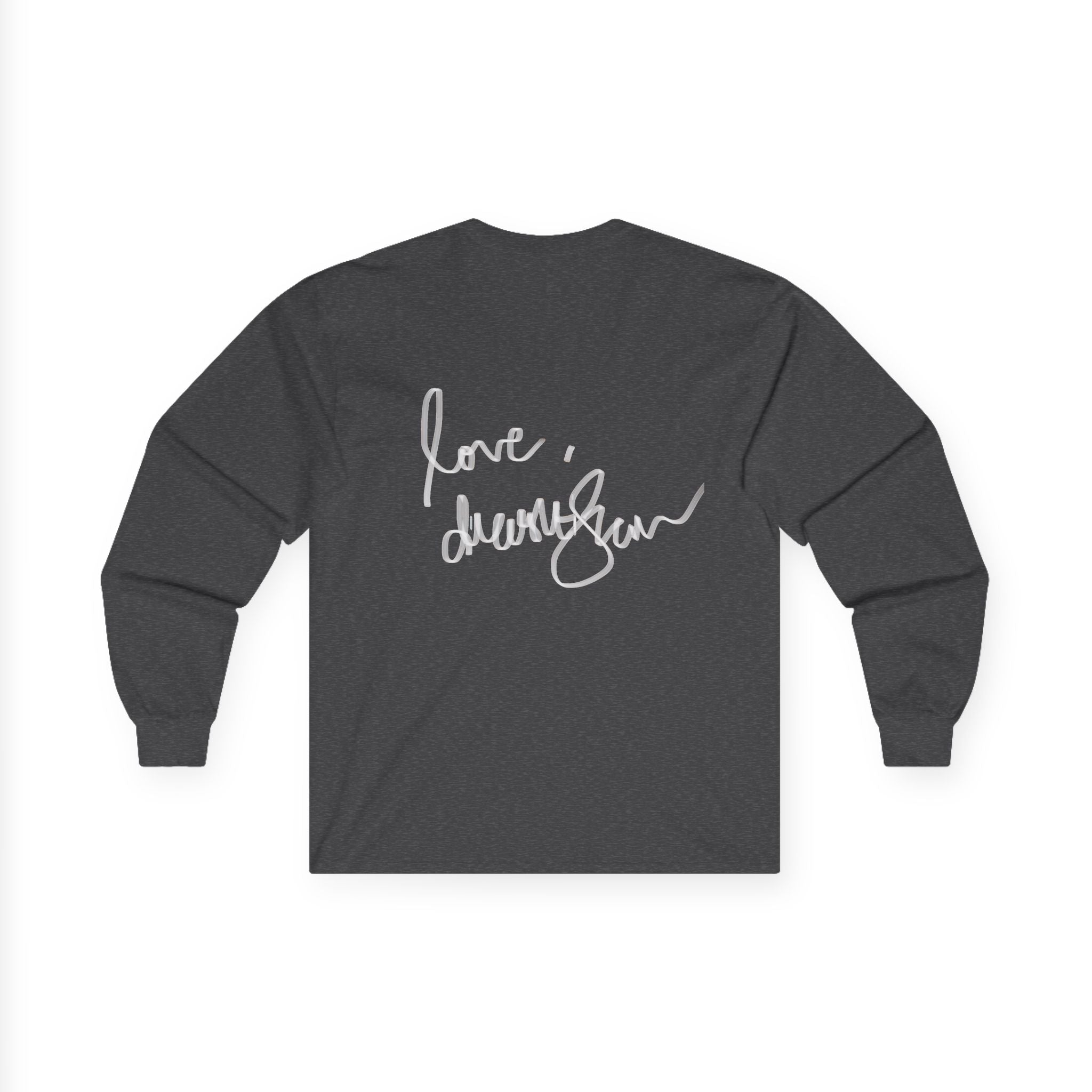 Long Sleeve Tee — "We Will Be Home" Portrait Graphic