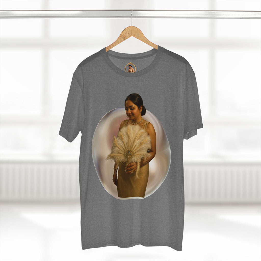 T‑Shirt — Vintage Portrait Bubble with 'We Will Become' Script