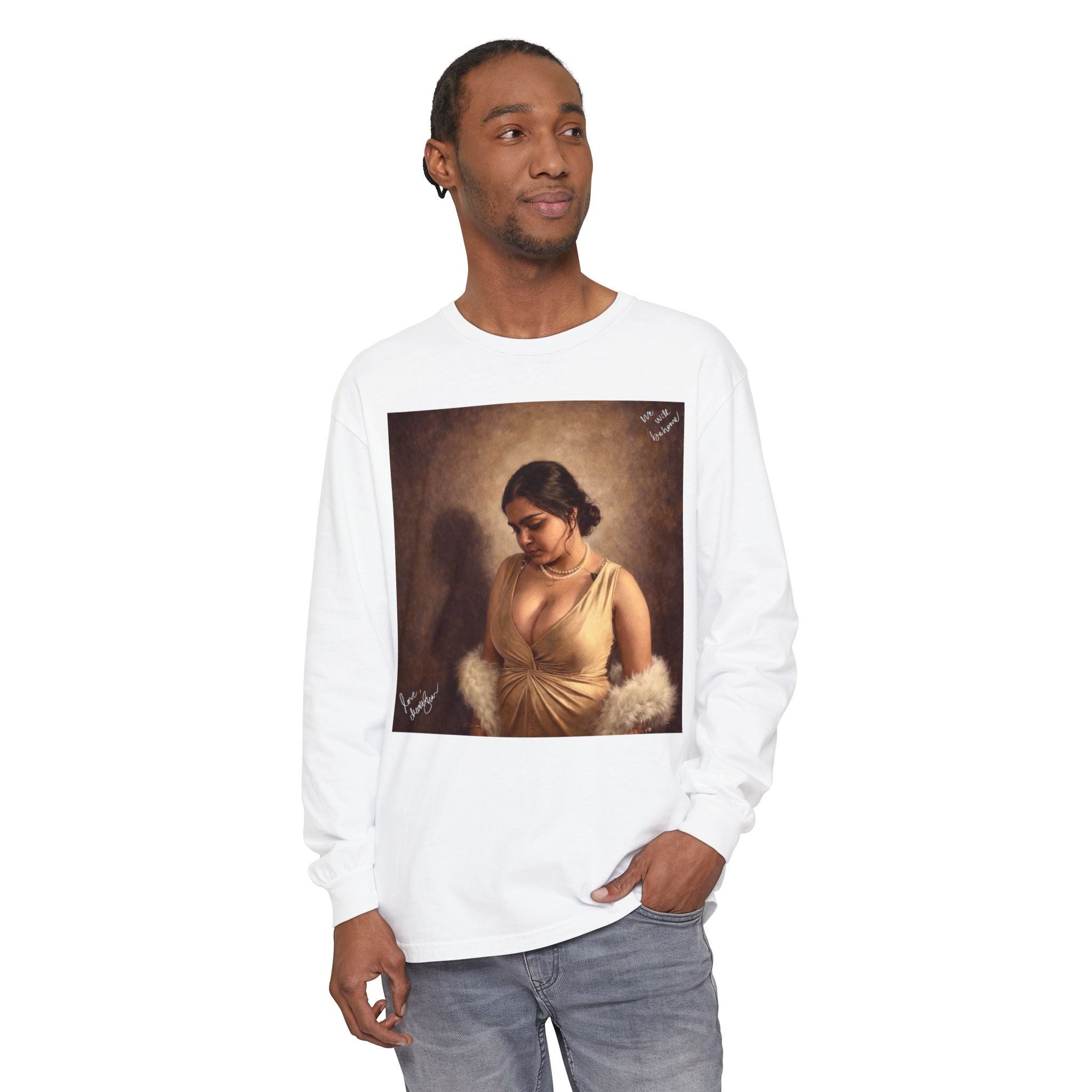 Unisex Garment-dyed Long Sleeve T-Shirt