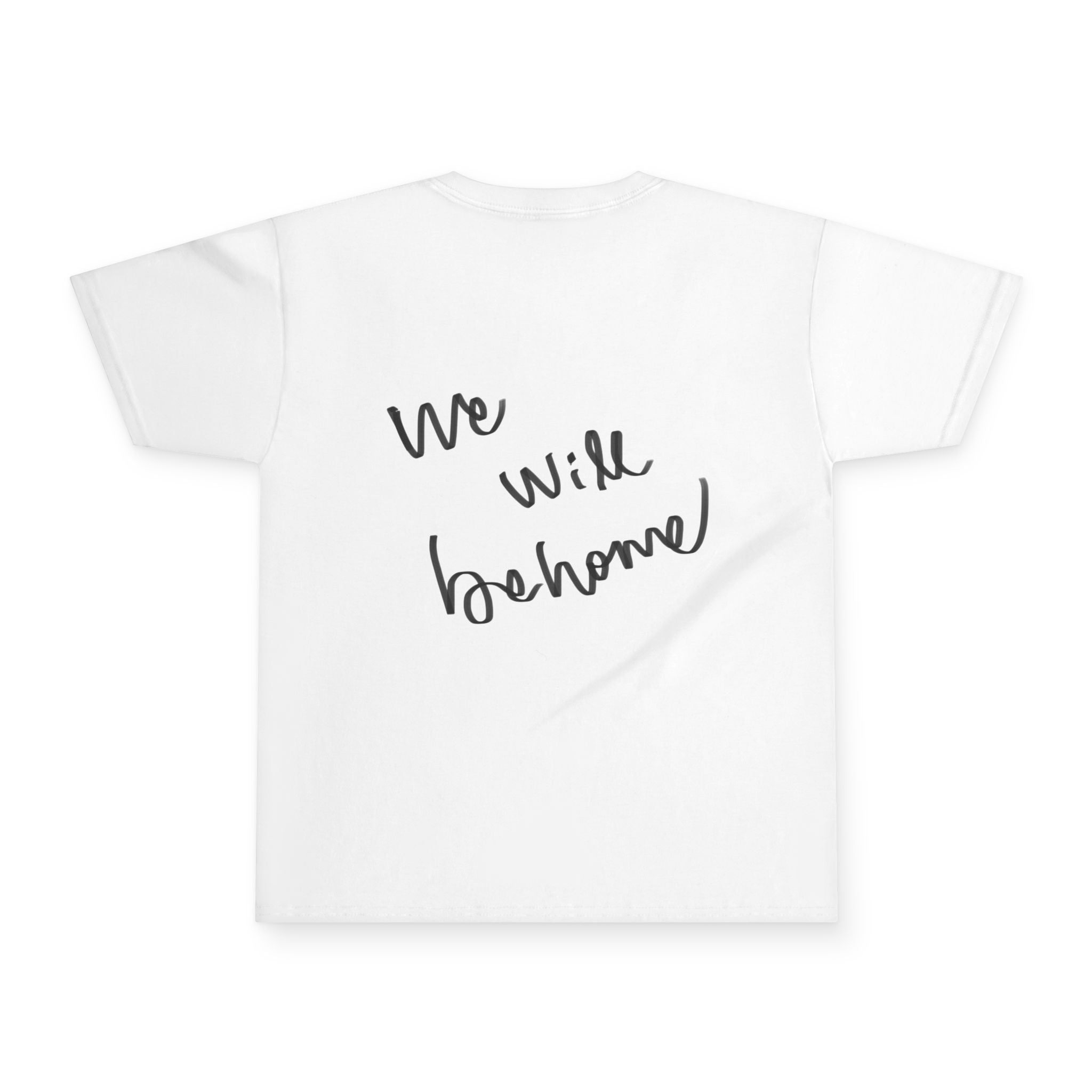 Youth Tee — 'We Will Be Home' Vintage Shell Photo Graphic