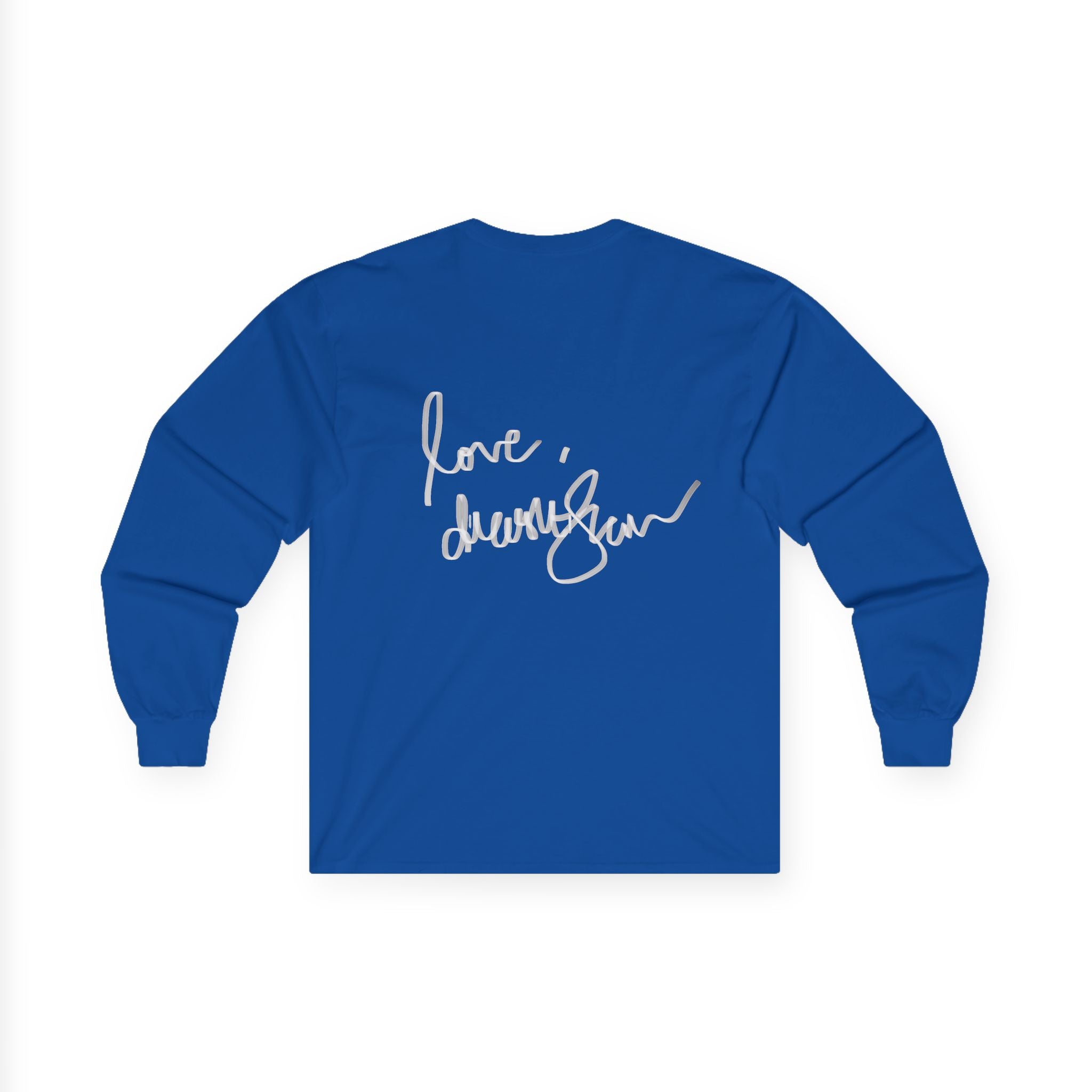 Long Sleeve Tee — "We Will Be Home" Portrait Graphic
