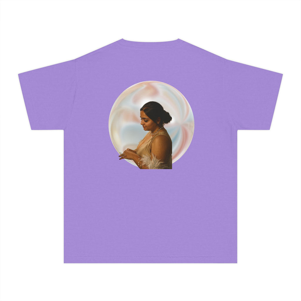 Youth Tee — Elegant Portrait Shell Graphic