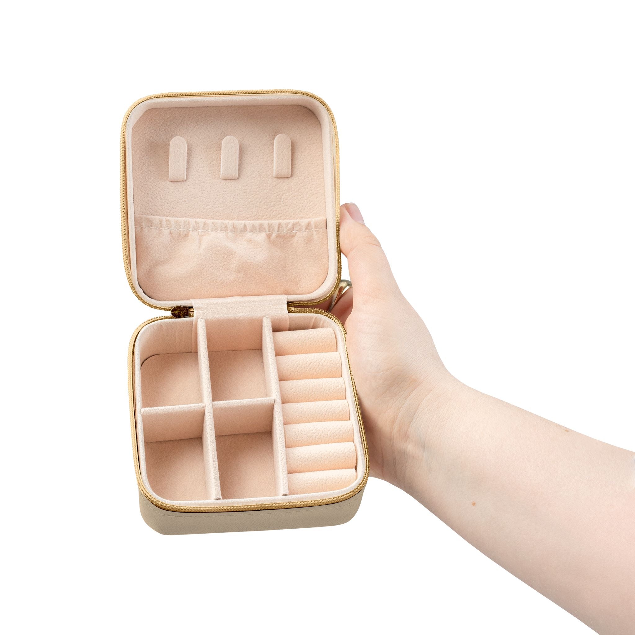 We Will Be Home Jewelry Case — Compact Organizer with Mirror