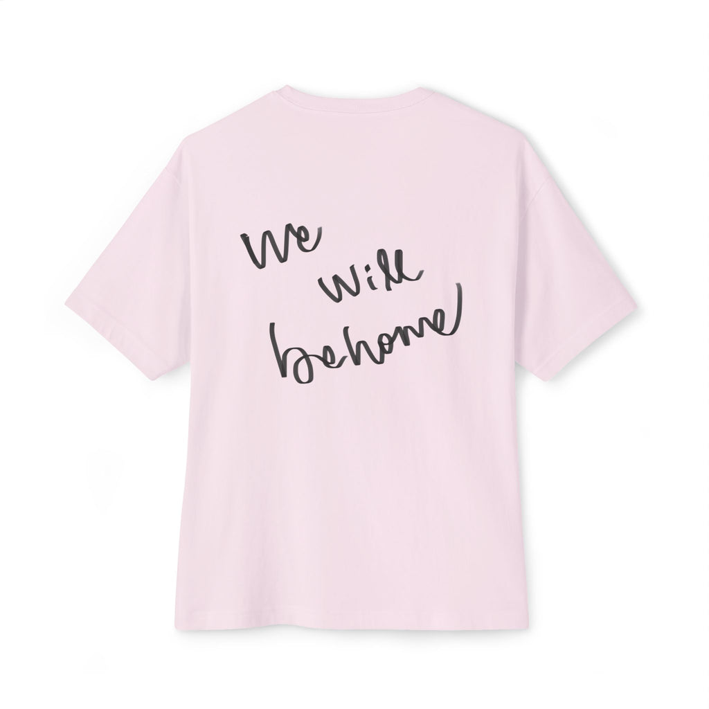 Vintage Portrait Tee — Woman with Fan Graphic Boxy T-Shirt