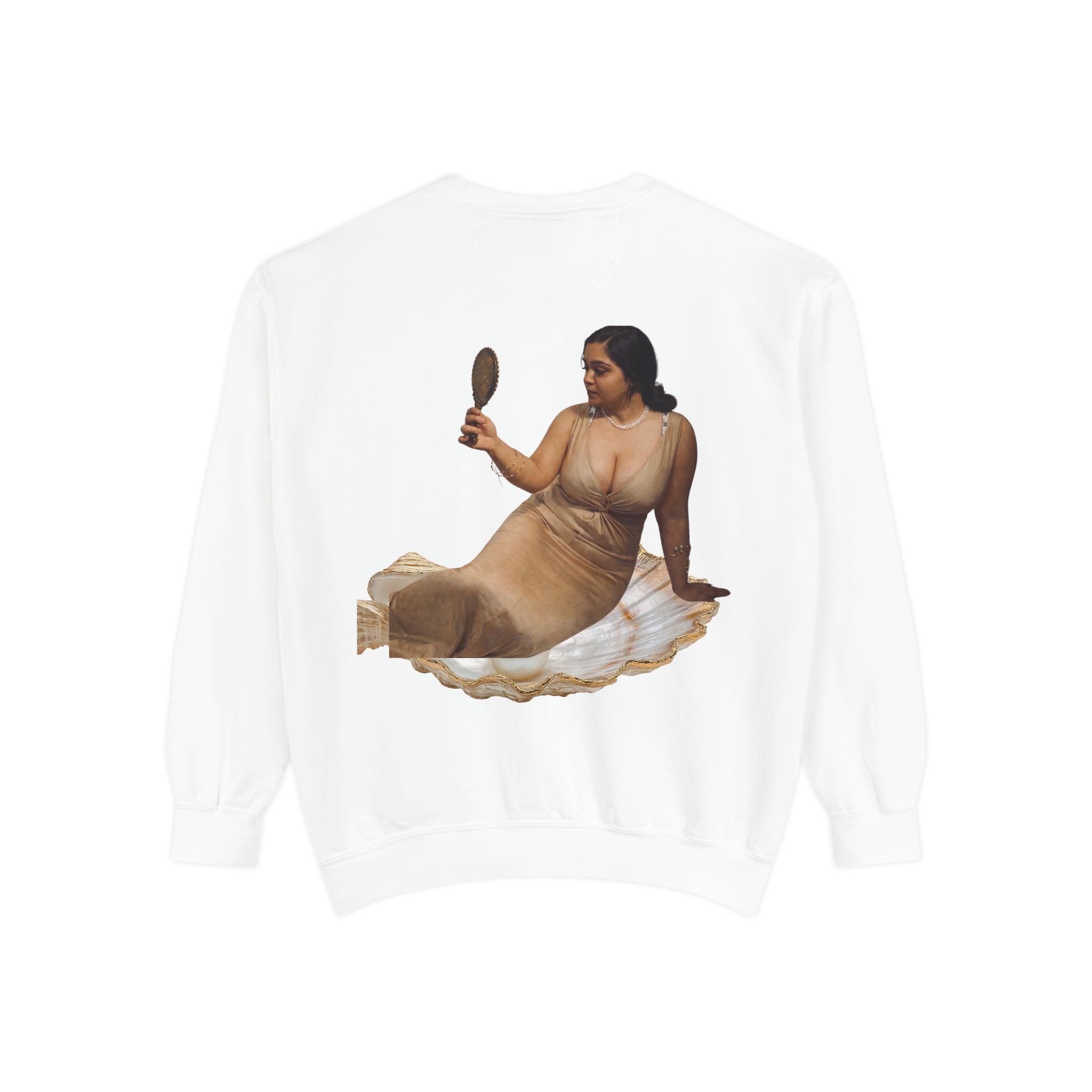 Sweatshirt — Vintage Muse Art Portrait Pullover