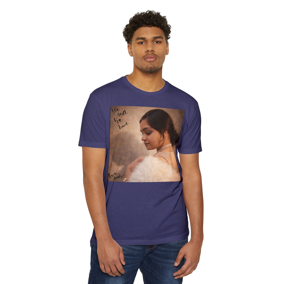 We Will Be Home Portrait Graphic T‑Shirt — Album Photo Tee