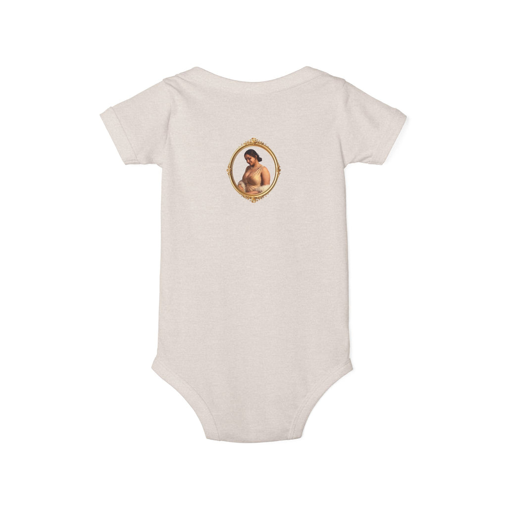 Infant Onesie with Vintage Cherub Portrait – Baby Bodysuit