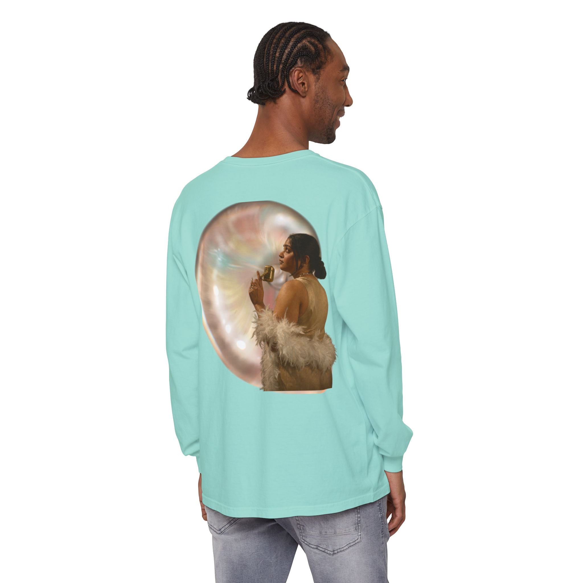 Unisex Garment-dyed Long Sleeve T-Shirt